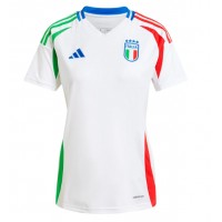 Camisa de Futebol Itália Equipamento Secundário Mulheres Europeu 2024 Manga Curta